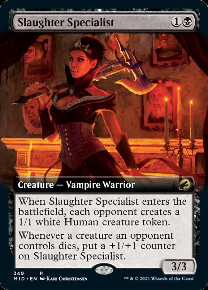 Slaughter Specialist (Extended Art) [Innistrad: Midnight Hunt] | Exor Games Bridgewater