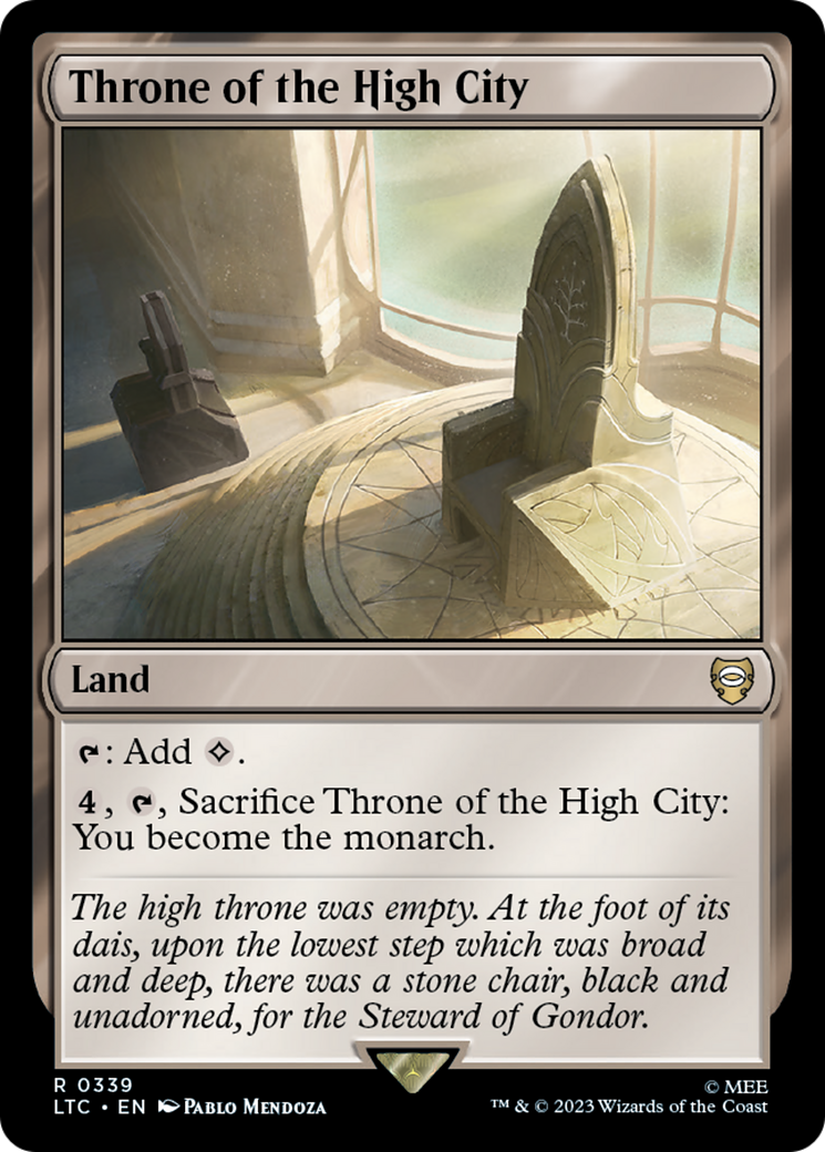 Throne of the High City [The Lord of the Rings: Tales of Middle-Earth Commander] | Exor Games Bridgewater