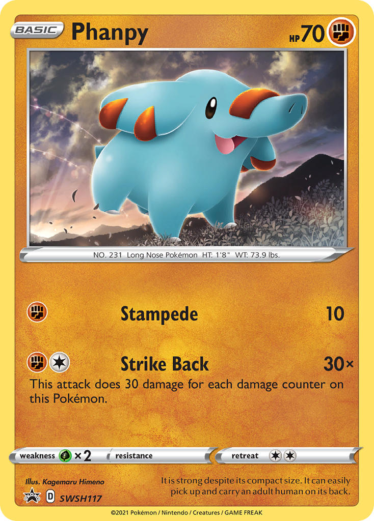 Phanpy (SWSH117) [Sword & Shield: Black Star Promos] | Exor Games Bridgewater