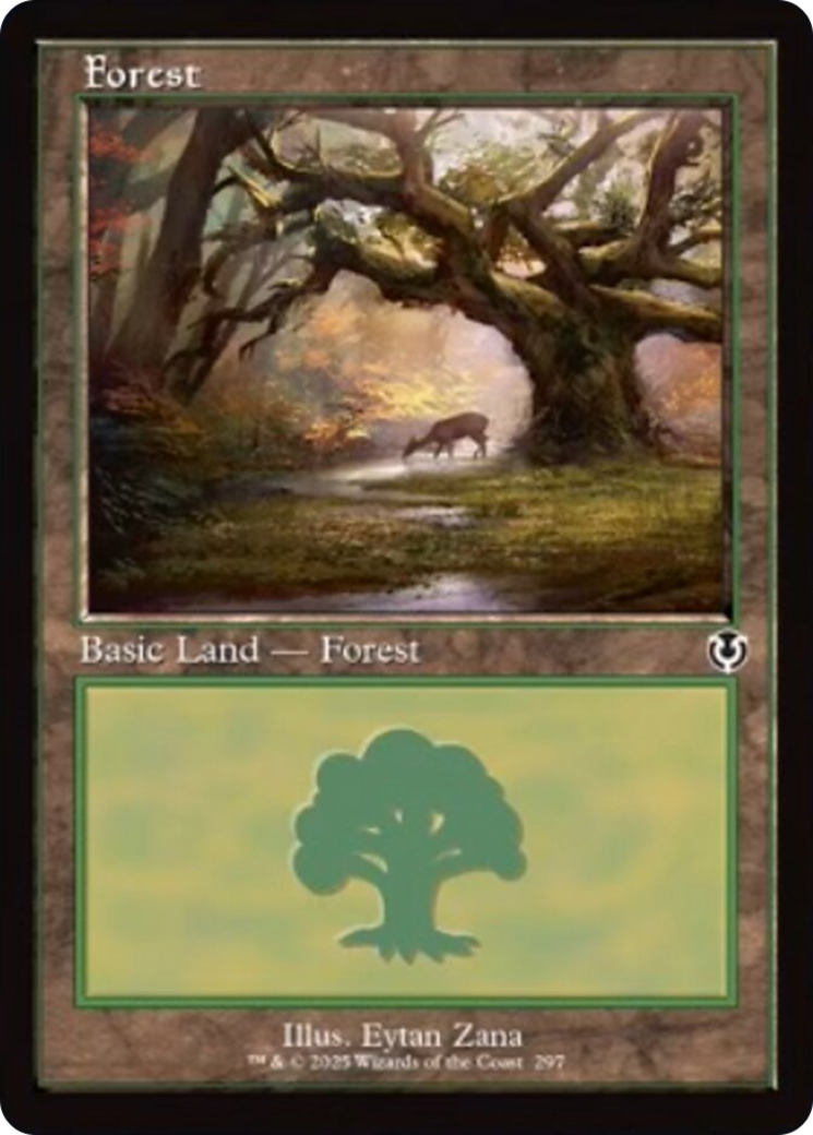 Forest (297) (Retro Frame) [Innistrad Remastered] | Exor Games Bridgewater