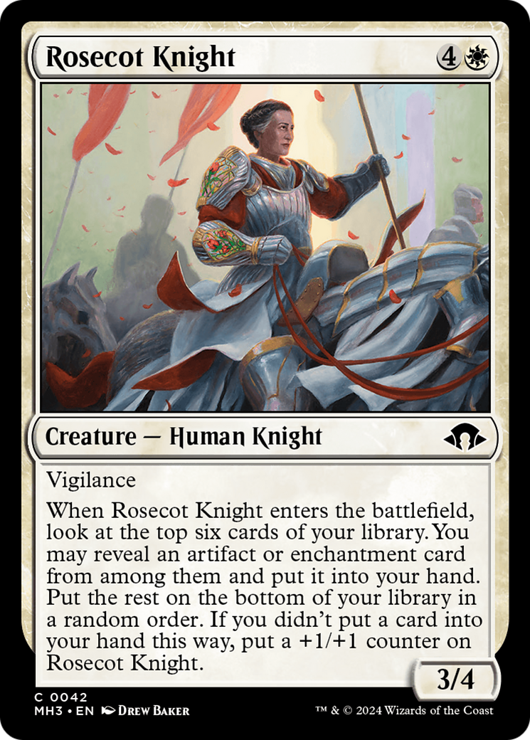 Rosecot Knight [Modern Horizons 3] | Exor Games Bridgewater