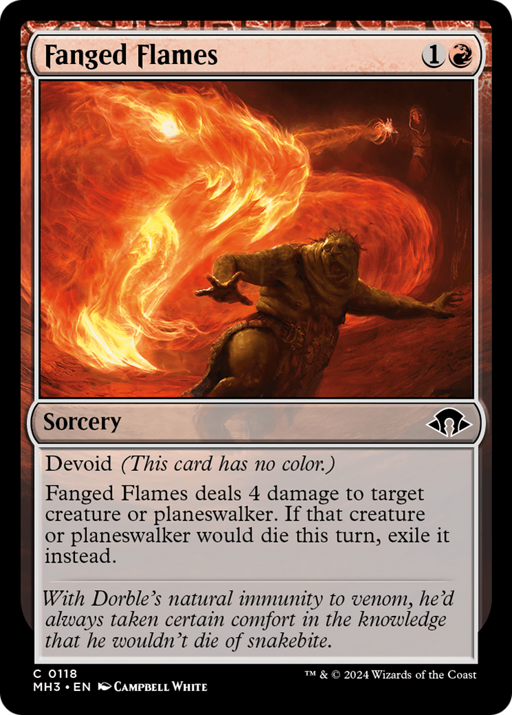 Fanged Flames [Modern Horizons 3] | Exor Games Bridgewater