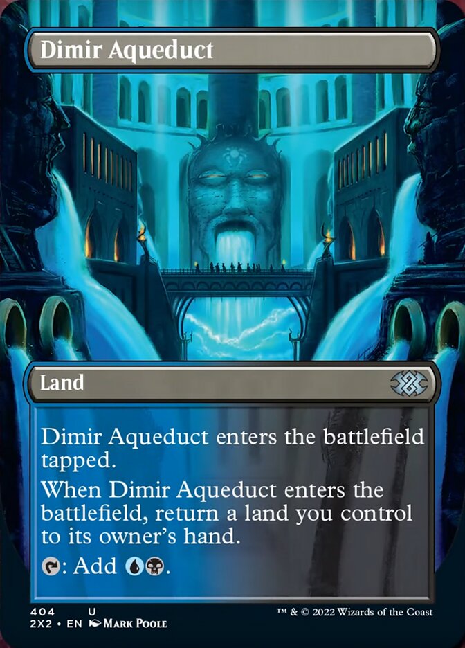 Dimir Aqueduct (Borderless Alternate Art) [Double Masters 2022] | Exor Games Bridgewater