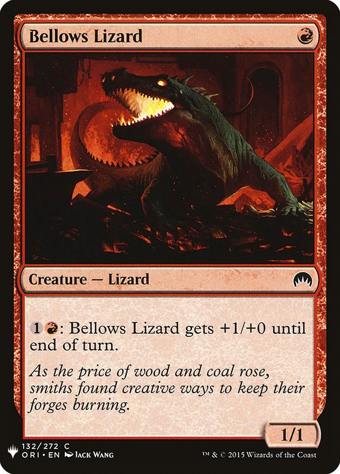 Bellows Lizard [Mystery Booster] | Exor Games Bridgewater