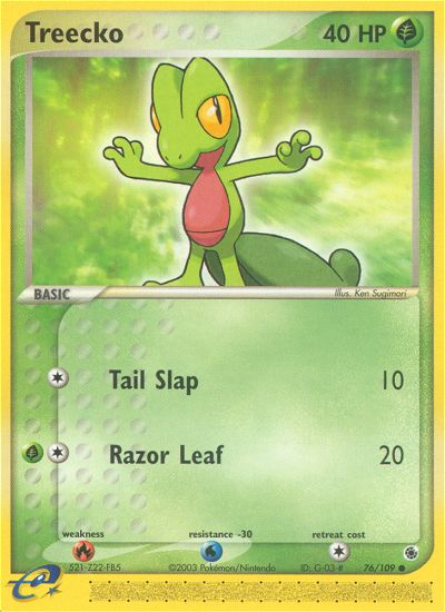 Treecko (76/109) [EX: Ruby & Sapphire] | Exor Games Bridgewater