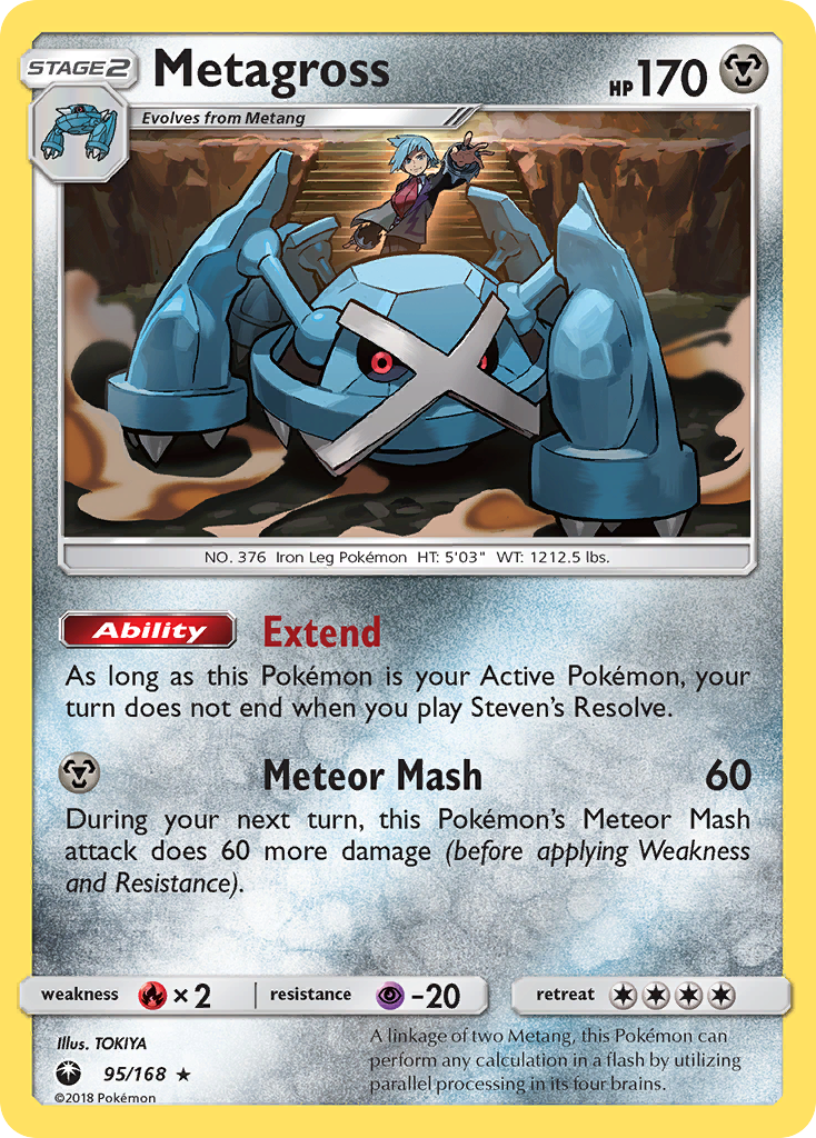 Metagross (95/168) [Sun & Moon: Celestial Storm] | Exor Games Bridgewater