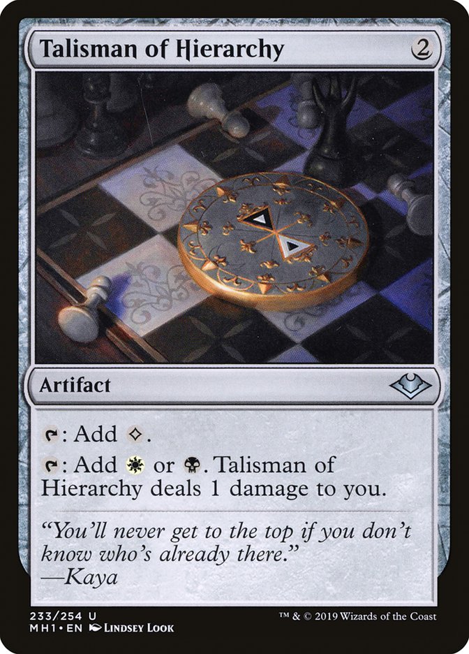 Talisman of Hierarchy [Modern Horizons] | Exor Games Bridgewater