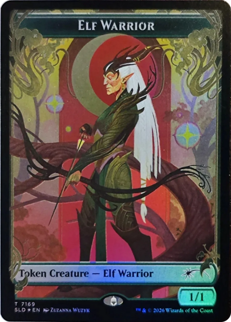 Elf Warrior Token (7169) [Secret Lair Drop Series] | Exor Games Bridgewater