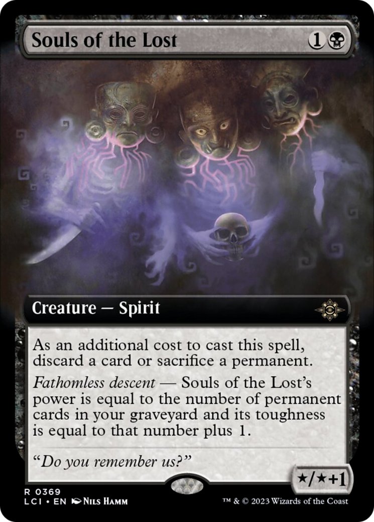 Souls of the Lost (Extended Art) [The Lost Caverns of Ixalan] | Exor Games Bridgewater