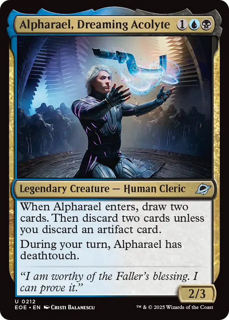 Alpharael, Dreaming Acolyte [Edge of Eternities] | Exor Games Bridgewater