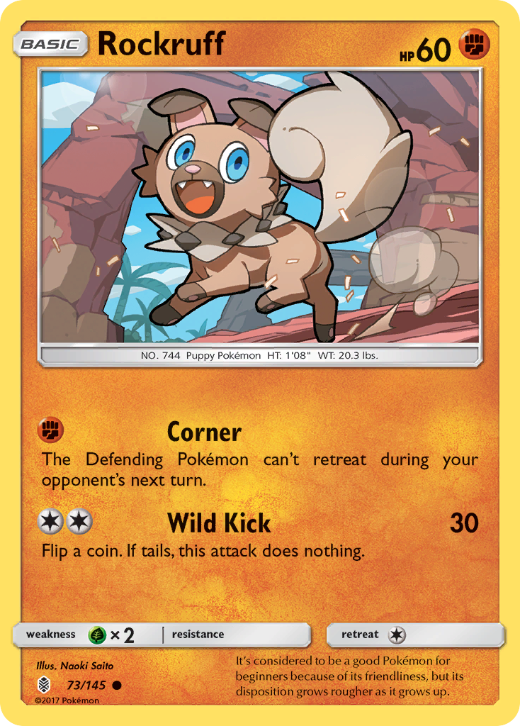 Rockruff (73/145) [Sun & Moon: Guardians Rising] | Exor Games Bridgewater