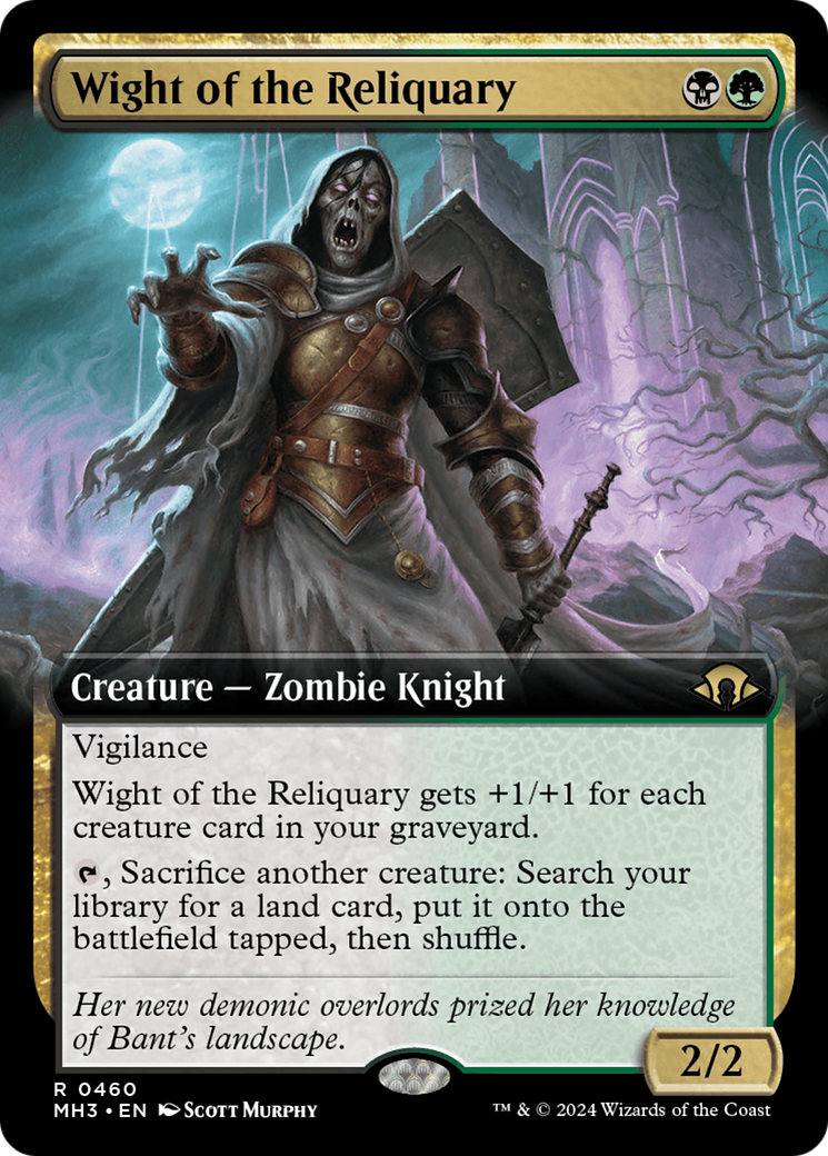 Wight of the Reliquary (Extended Art) [Modern Horizons 3] | Exor Games Bridgewater