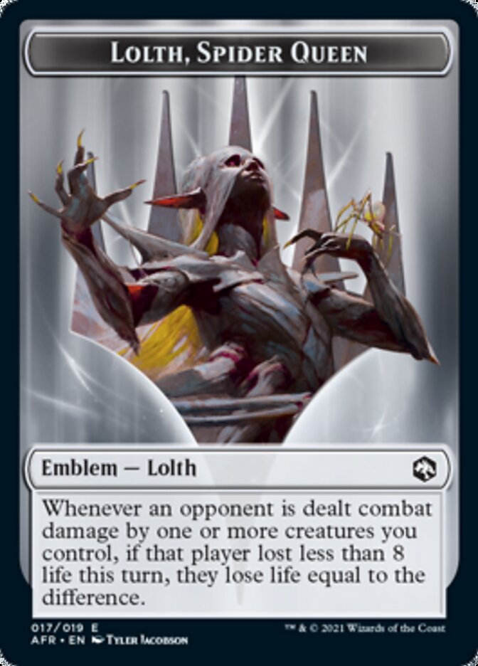 Lolth, Spider Queen Emblem [Dungeons & Dragons: Adventures in the Forgotten Realms Tokens] | Exor Games Bridgewater