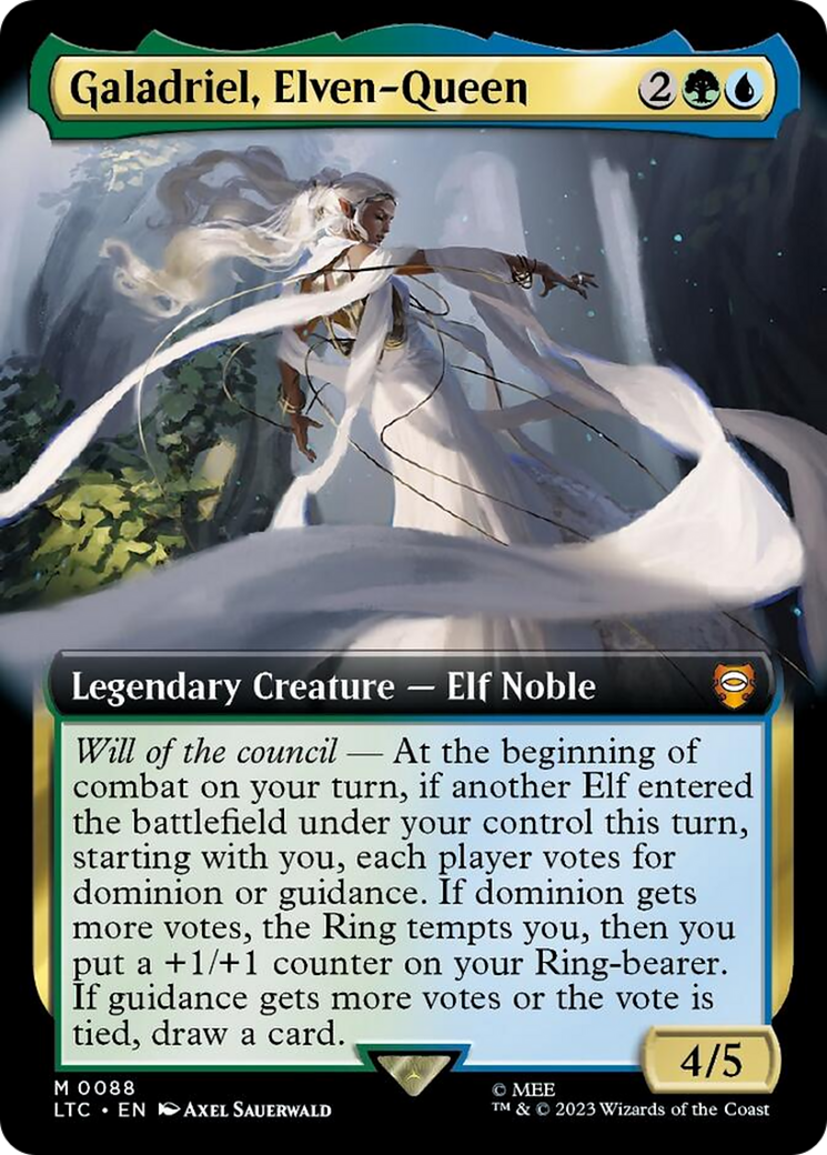 Galadriel, Elven-Queen (Extended Art) [The Lord of the Rings: Tales of Middle-Earth Commander] | Exor Games Bridgewater