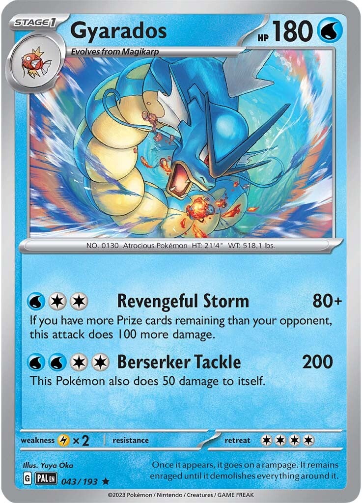 Gyarados (043/193) [Scarlet & Violet: Paldea Evolved] | Exor Games Bridgewater