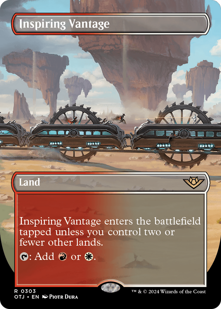 Inspiring Vantage (Borderless) [Outlaws of Thunder Junction] | Exor Games Bridgewater