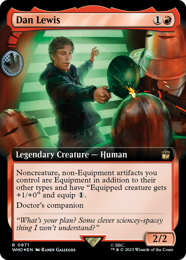 Dan Lewis (Extended Art) (Surge Foil) [Doctor Who] | Exor Games Bridgewater