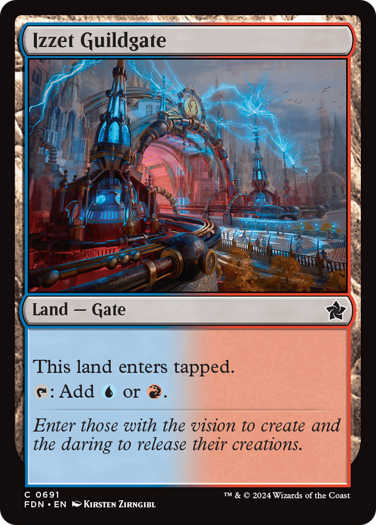 Izzet Guildgate [Foundations] | Exor Games Bridgewater