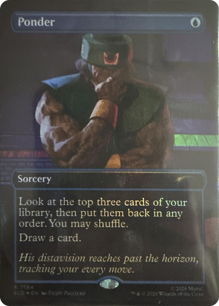 Ponder (7184) [Secret Lair Drop Series] | Exor Games Bridgewater