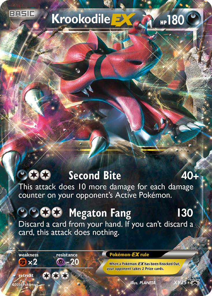 Krookodile EX (XY25) [XY: Black Star Promos] | Exor Games Bridgewater