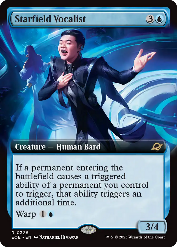 Starfield Vocalist (Extended Art) [Edge of Eternities] | Exor Games Bridgewater
