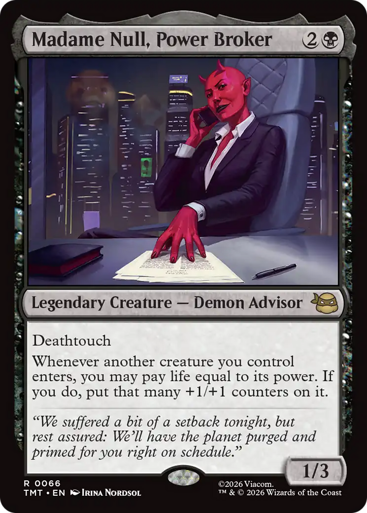 Madame Null, Power Broker [Teenage Mutant Ninja Turtles] | Exor Games Bridgewater