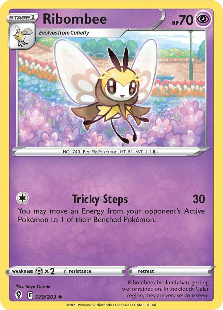 Ribombee (079/203) [Sword & Shield: Evolving Skies] | Exor Games Bridgewater