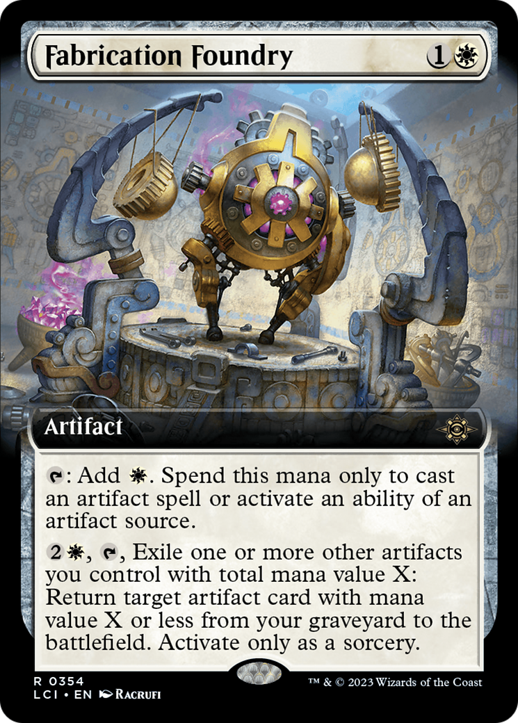 Fabrication Foundry (Extended Art) [The Lost Caverns of Ixalan] | Exor Games Bridgewater