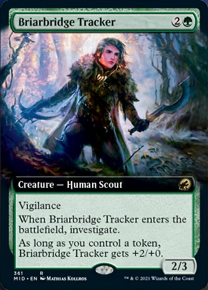 Briarbridge Tracker (Extended Art) [Innistrad: Midnight Hunt] | Exor Games Bridgewater
