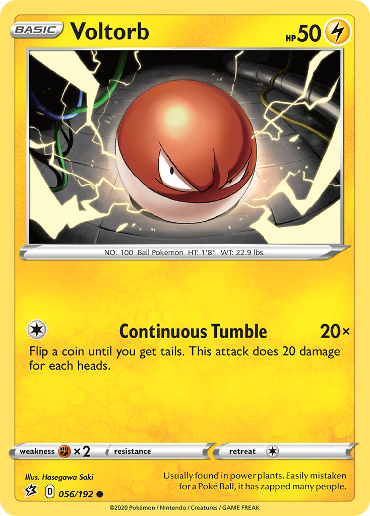 Voltorb (056/192) [Sword & Shield: Rebel Clash] | Exor Games Bridgewater