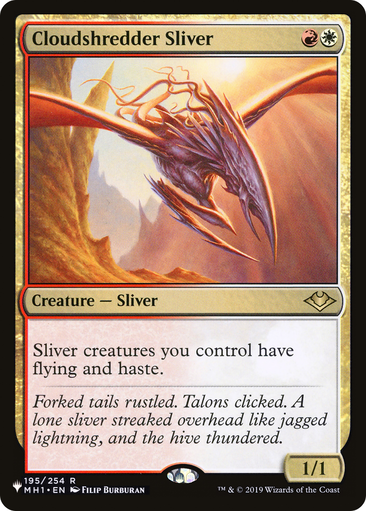 Cloudshredder Sliver (MH1) [The List] | Exor Games Bridgewater