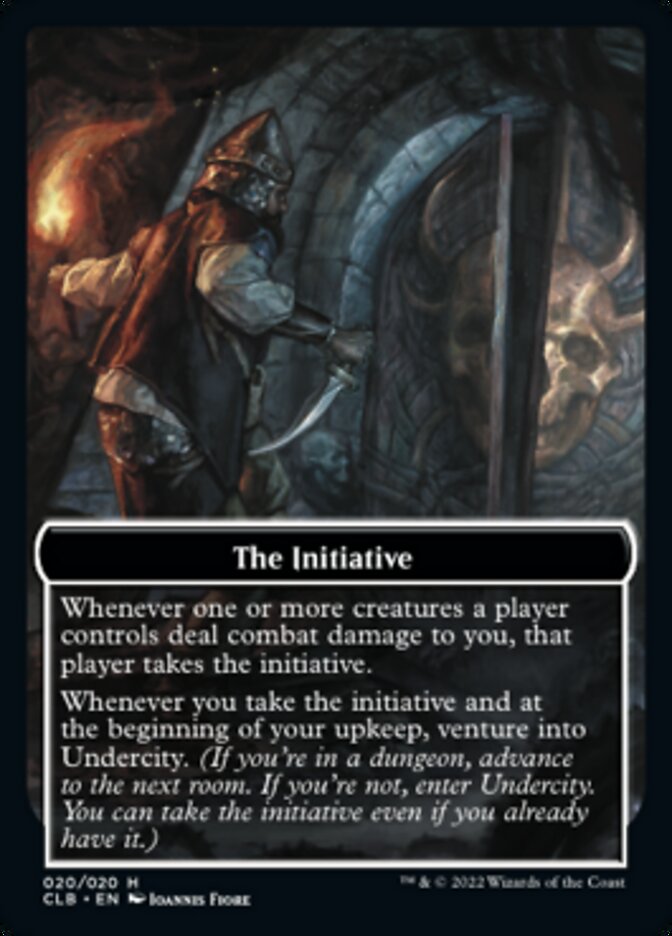 The Initiative // Undercity Double-Sided Token [Commander Legends: Battle for Baldur's Gate Tokens] | Exor Games Bridgewater