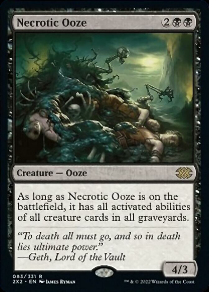 Necrotic Ooze [Double Masters 2022] | Exor Games Bridgewater