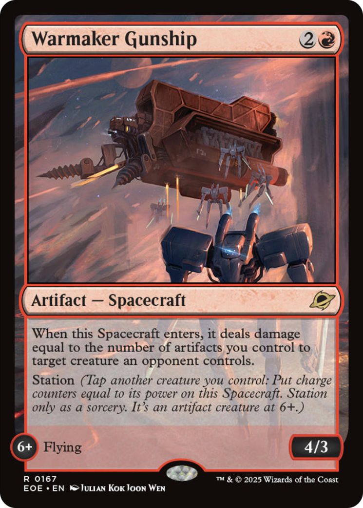 Warmaker Gunship [Edge of Eternities] | Exor Games Bridgewater