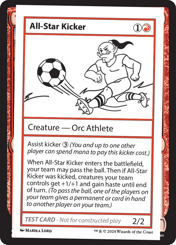 All-Star Kicker [Mystery Booster 2 Playtest Cards] | Exor Games Bridgewater