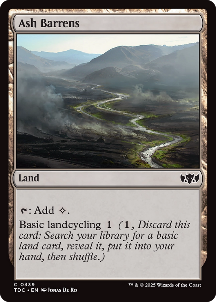 Ash Barrens [Tarkir: Dragonstorm Commander] | Exor Games Bridgewater