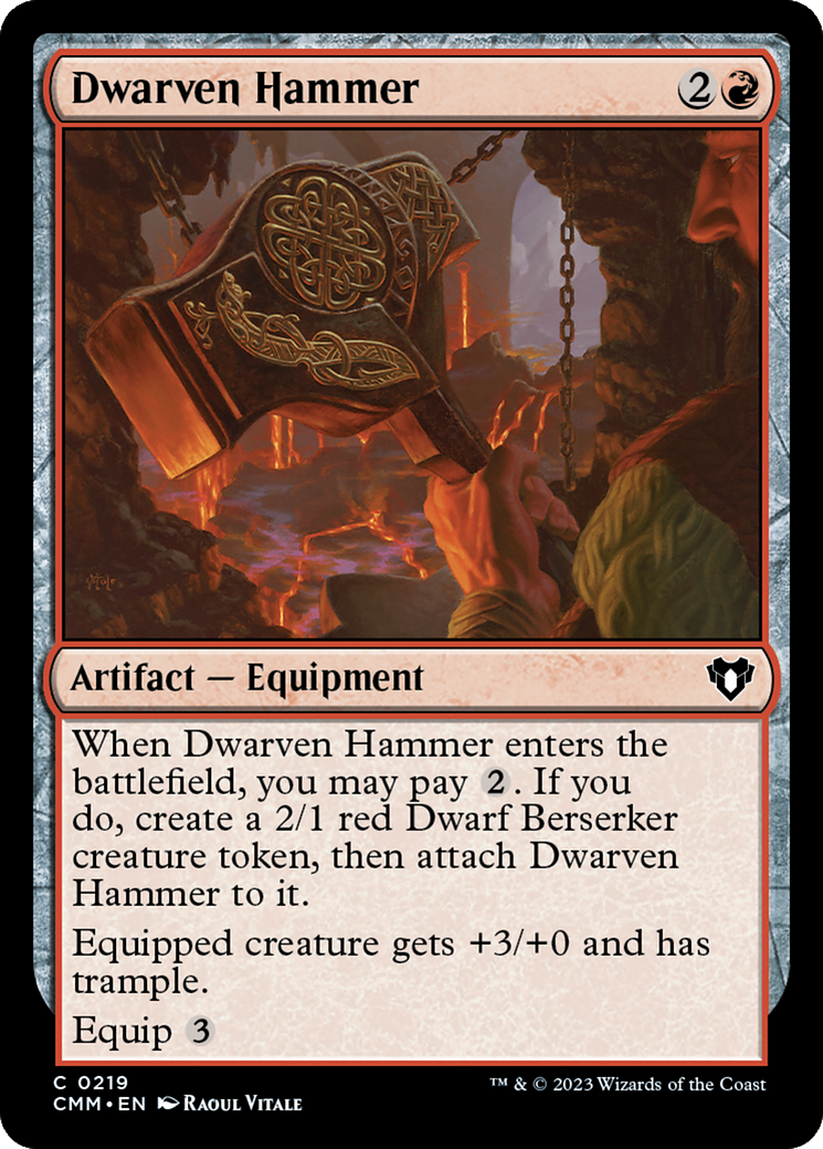 Dwarven Hammer [Commander Masters] | Exor Games Bridgewater