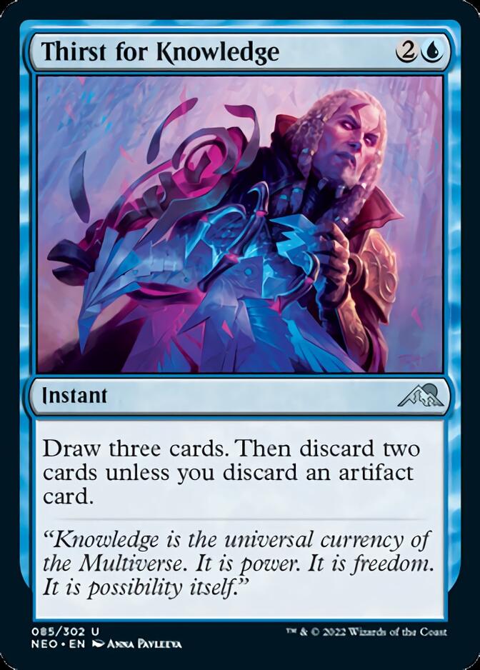 Thirst for Knowledge [Kamigawa: Neon Dynasty] | Exor Games Bridgewater