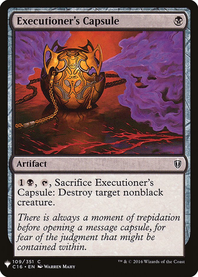 Executioner's Capsule [Mystery Booster] | Exor Games Bridgewater