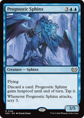 Prognostic Sphinx [Duskmourn: House of Horror Commander] | Exor Games Bridgewater