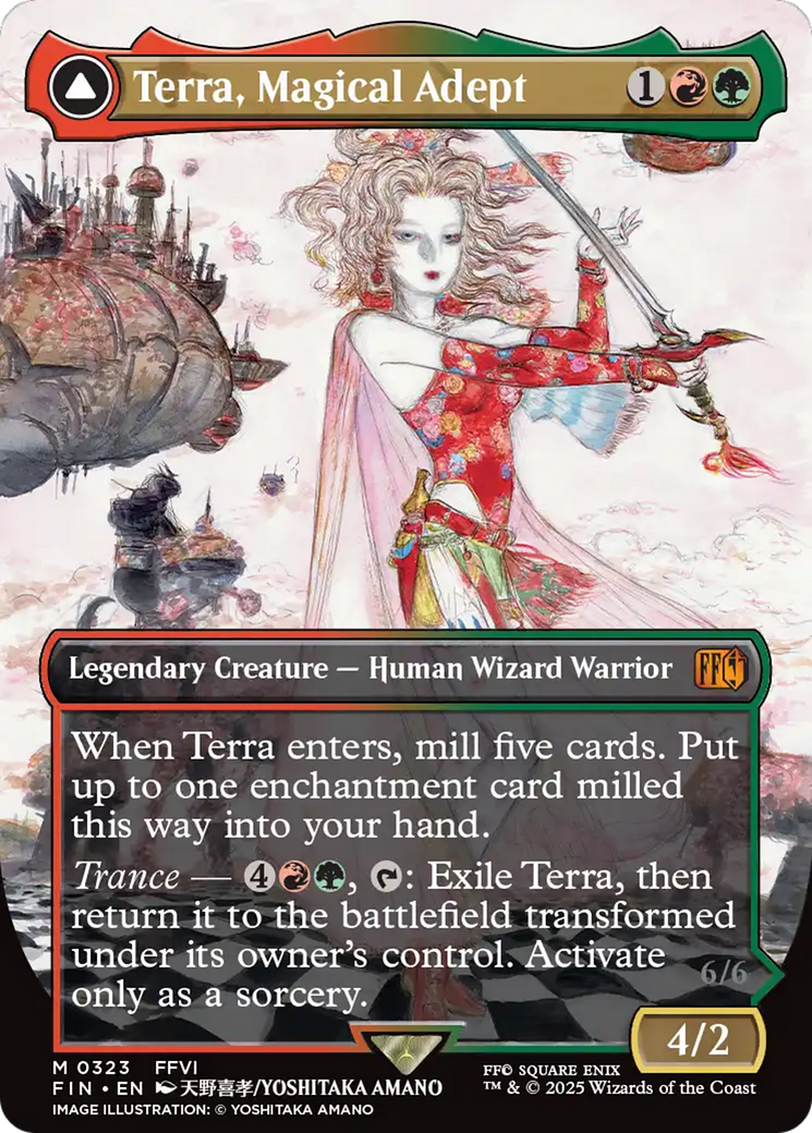 Terra, Magical Adept // Esper Terra (Borderless) [FINAL FANTASY] | Exor Games Bridgewater