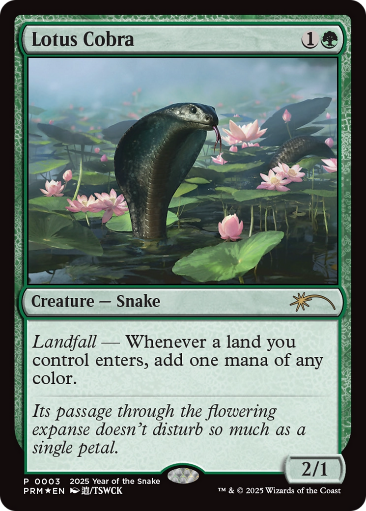 Lotus Cobra (Year of the Snake 2025) [Standard Showdown Promos] | Exor Games Bridgewater