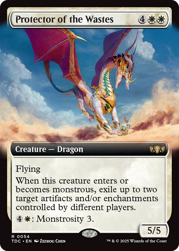 Protector of the Wastes (Extended Art) [Tarkir: Dragonstorm Commander] | Exor Games Bridgewater
