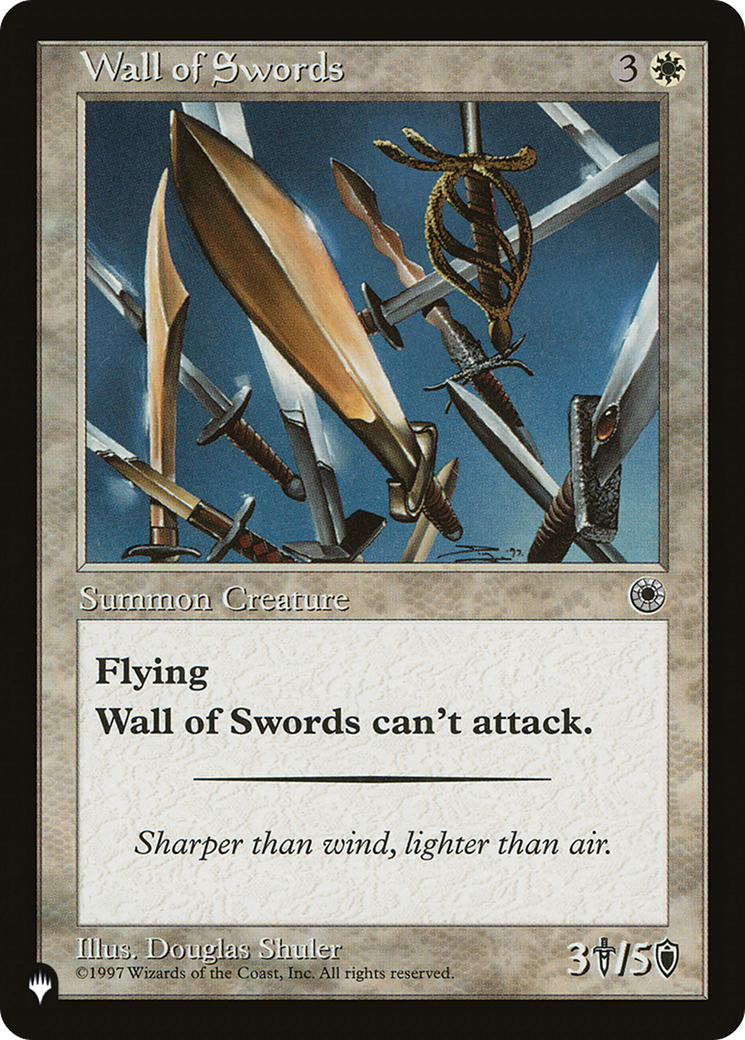 Wall of Swords [The List Reprints] | Exor Games Bridgewater