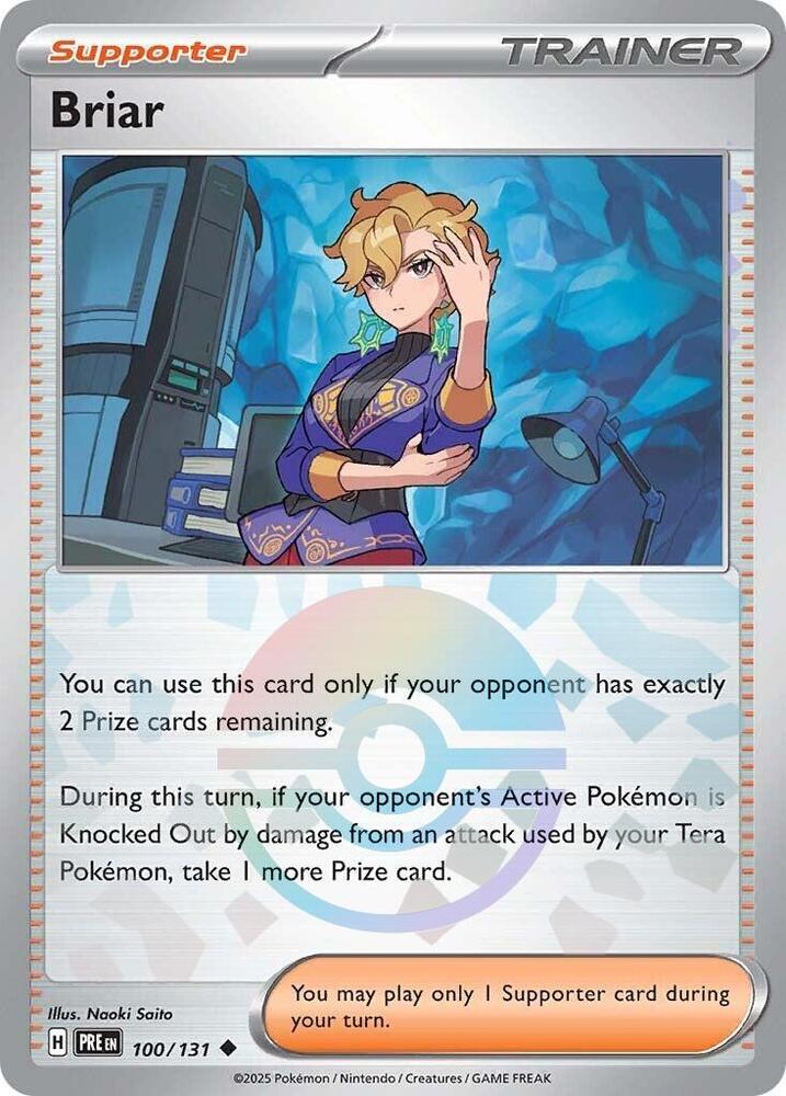 Briar (100/131) (Poke Ball Pattern) [Scarlet & Violet: Prismatic Evolutions] | Exor Games Bridgewater