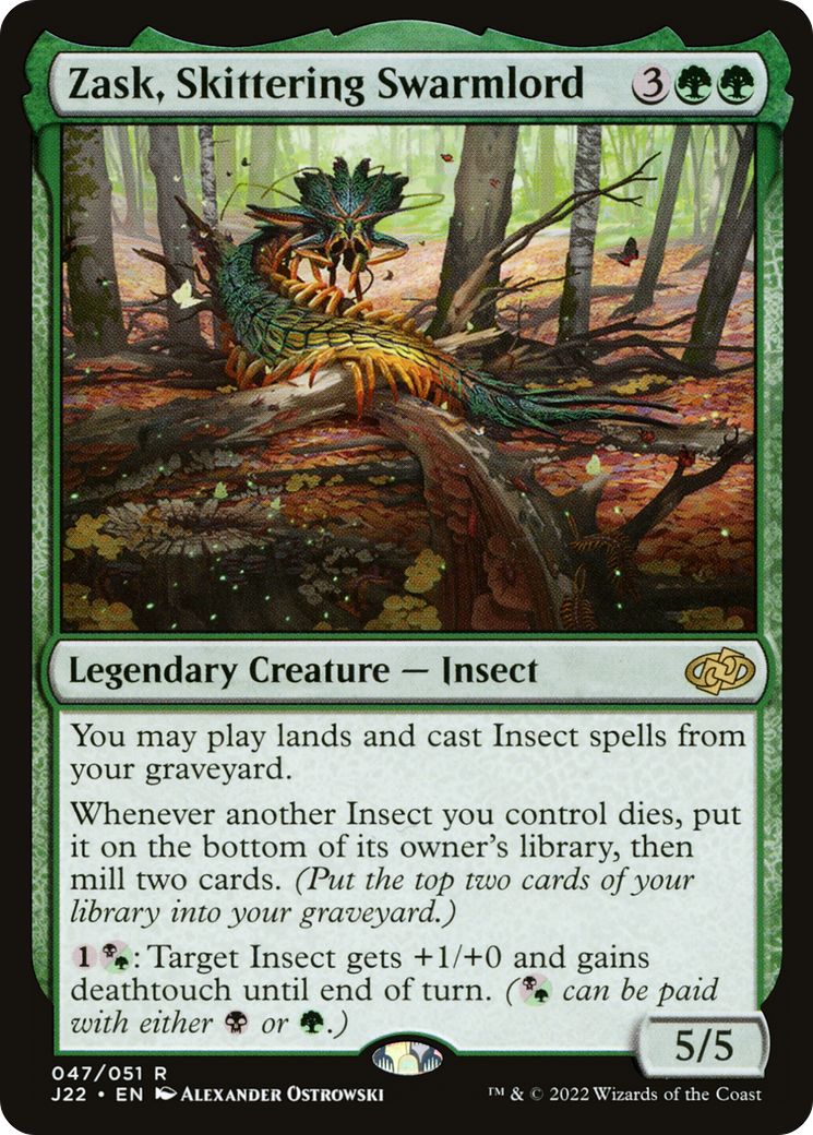 Zask, Skittering Swarmlord [Jumpstart 2022] | Exor Games Bridgewater