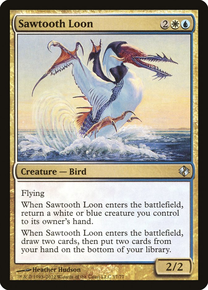 Sawtooth Loon [Duel Decks: Venser vs. Koth] | Exor Games Bridgewater