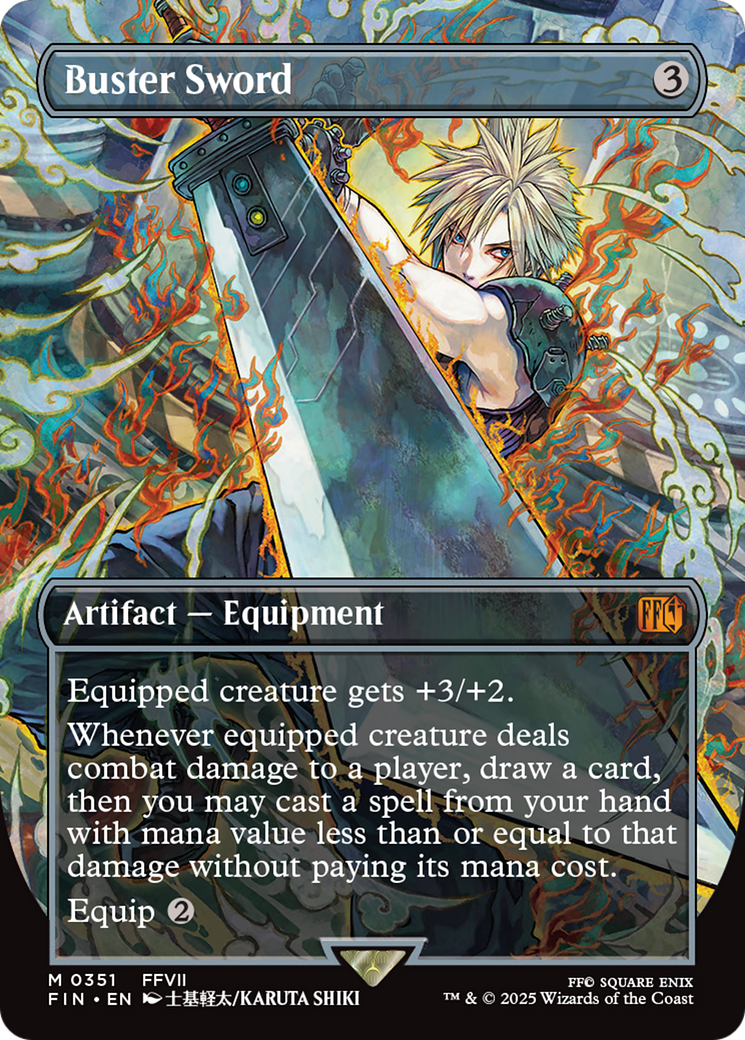 Buster Sword (Borderless) [FINAL FANTASY] | Exor Games Bridgewater