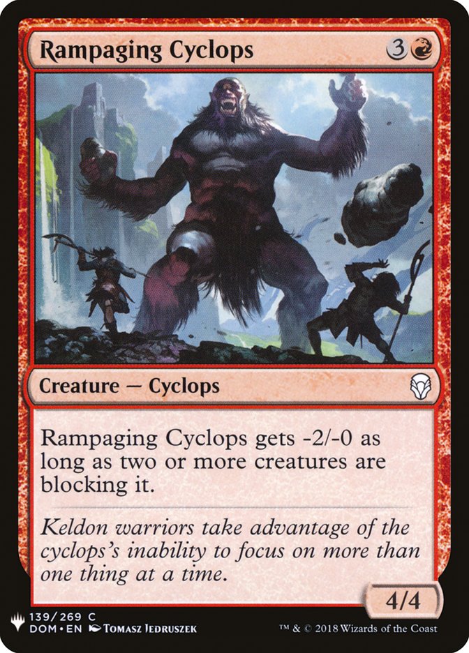 Rampaging Cyclops [Mystery Booster] | Exor Games Bridgewater