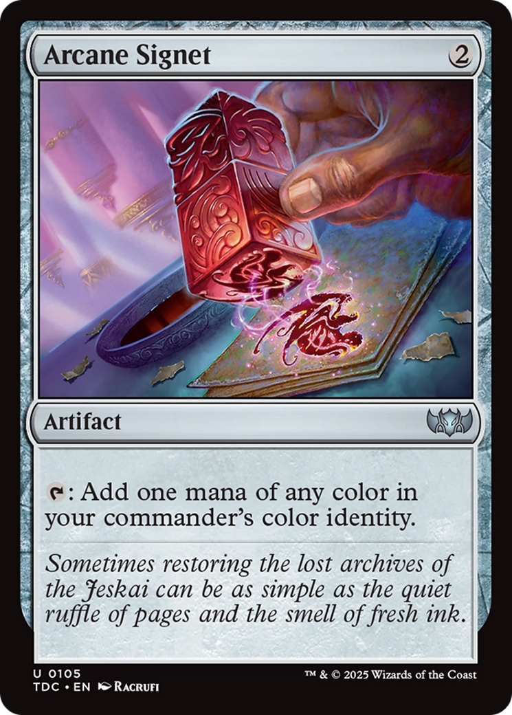 Arcane Signet [Tarkir: Dragonstorm Commander] | Exor Games Bridgewater